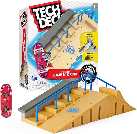 Tech Deck Jump N Grind X-Connect Park Creator Customizable Ramp Set