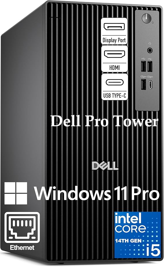 Dell Pro Tower Business Desktop, Intel Core i5-14500 vPro (14-Core/20T)