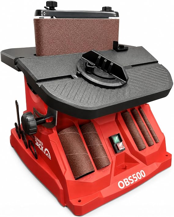 Lumberjack Bench Bobbin Spindle Belt Sander 450W 230V 58OPM Woodworking