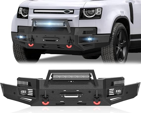 YZONA Front Bumper Compatible with 2020-2024 Landrover Defender 90 110