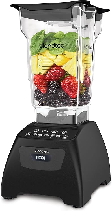 Blendtec Blender Classic High Performance 575 Plastic Function Turbo / Dishwasher Safe Ice Crusher / Chopper / Puree 1 L 1 L Black