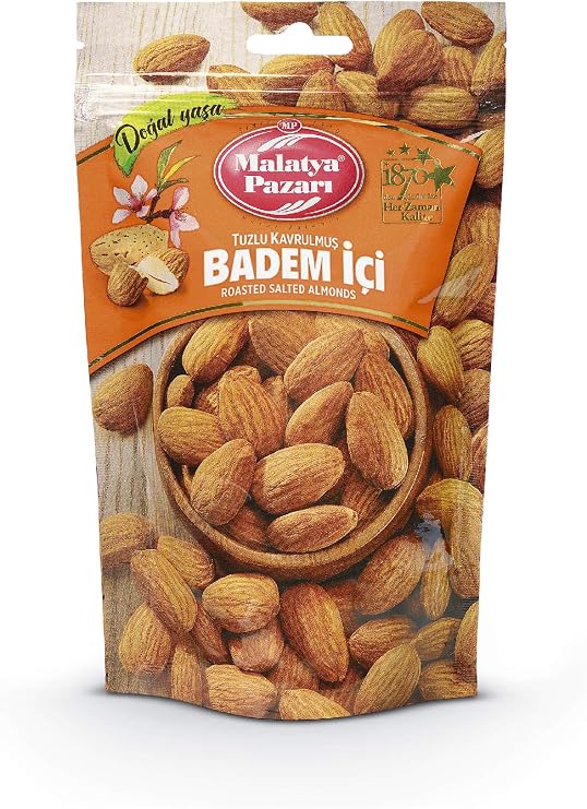Malatya Market Murat Palancı Roasted Salted Almond 180 gr A Quality