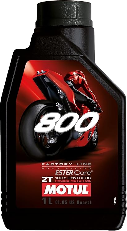MOTUL OIL MOTUL 800 SYNTHETIC 2-STROKE 1L - 714.01.12 - ROAD RACING - Motul 800 2T Factory Line Road Racing is a synthetic motor oil -