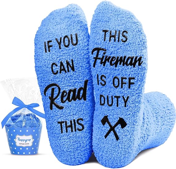 Funny Socks for Men - Chef Baker Coach Bus Driver Cop Gifts for Him