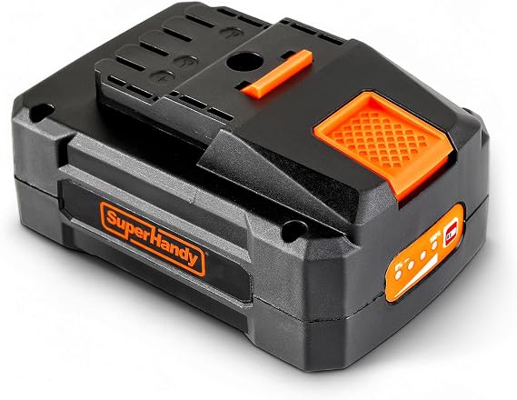 SuperHandy 48V Lithium Battery, 2Ah, Rechargeable Power Pack, 88.8Wh | Rechargeable lithium power pack for compatible SuperHandy tools; built for rated specs and capacity