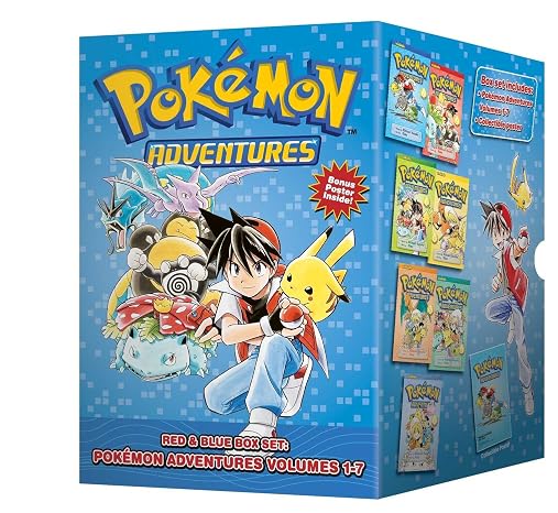 Pokemon Adventures Red & Blue Box Set: Set includes Vol. 1-7