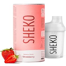 Sheko Sample Pack 6 sachets with Shaker Protein Powder Tasting Pack for Weight Loss Also as a Protein Shake or as a Meal Replacement Shake