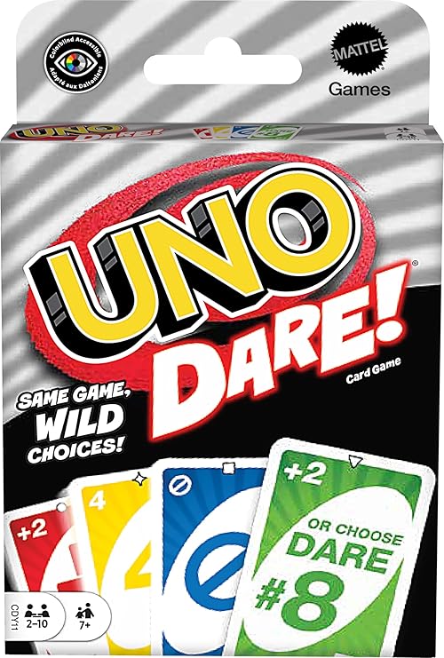 Mattel Games UNO Dare Uno Card Game Parallel Import