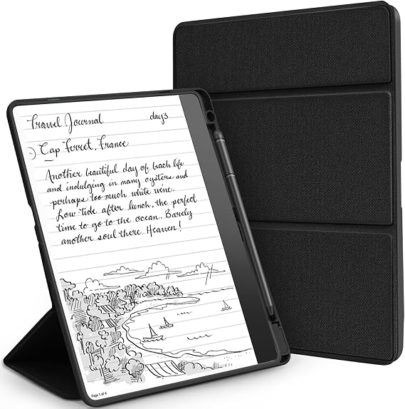 Stand Case for Kindle Scribe(2024/2022 Release), Black