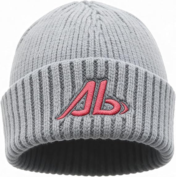 Winter Beanie for Men Women, Embroidery Fashion Skull Cap Soft Warm Ski Knit Hat