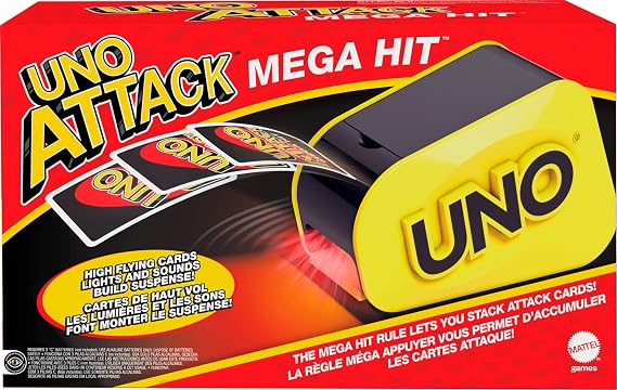 Mattel Games UNO Attack Game, Ages 7+, 2-10 Players