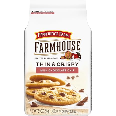 Pepperidge Farm Farmhouse Thin and Crispy Milk Chocolate Cookies 195 ml