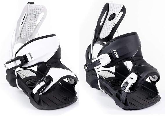 2026 Flow Alpha LTD Black and White Snowboard Bindings- XL (11-14)
