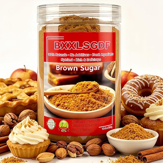 Dark Brown Sugar Granulated Brown Sugar 10oz Sealed Containers
