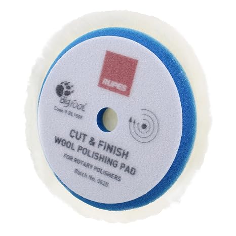 Rupes Cut & Finish Wool Rotary Pad - 5"