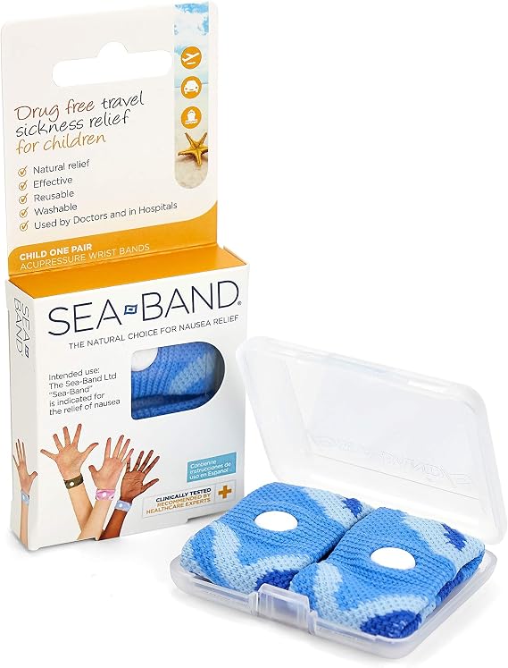 Sea-Band - Child Wristband for Motion Sickness and Nausea Relief, Colors and Packaging May Vary