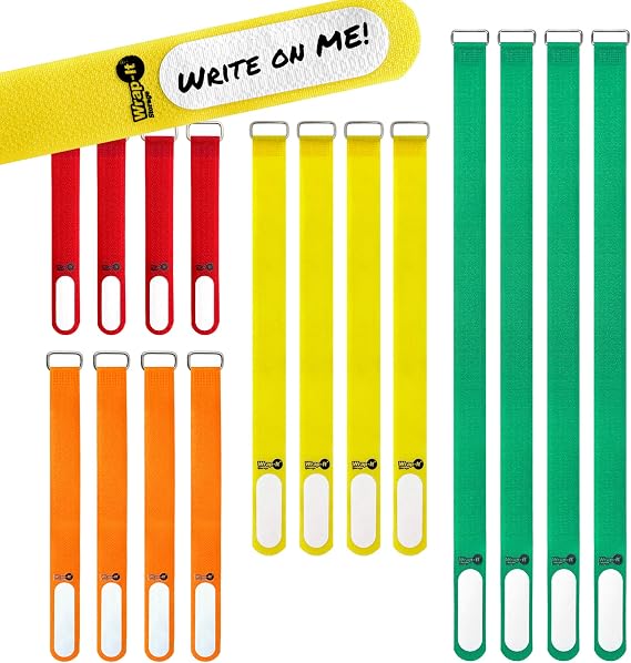 Wrap-It Storage Cinch-Straps (Assorted 16 Pack)