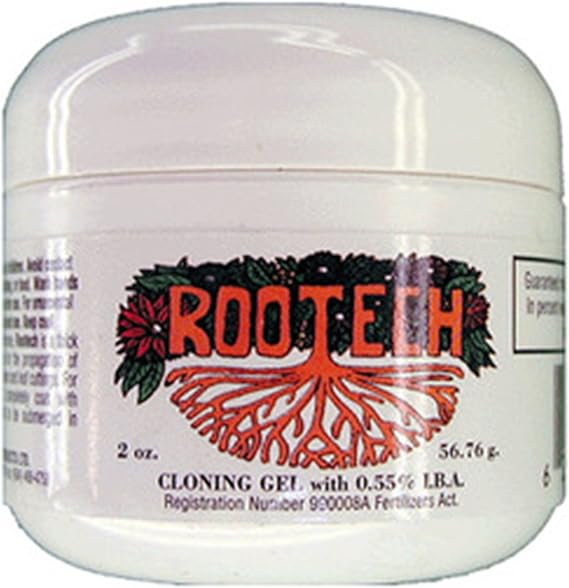 Technaflora Rootech Cloning Gel 0.55% IBA Vitamin Hormone 2 oz | Technaflora Rootech cloning gel with 0.55% IBA and vitamin B1 supports propagation success from stem cuttings.