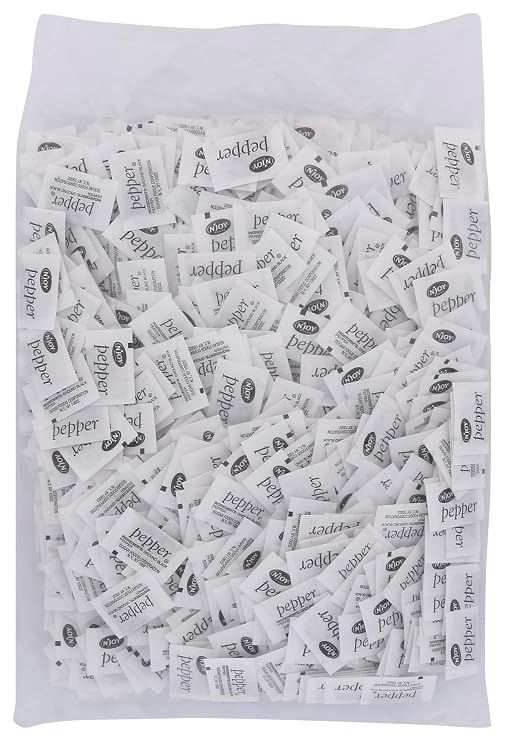 N'Joy Pepper | 1g Packets, 1000 Count | Single Serve Portion | Bulk Size