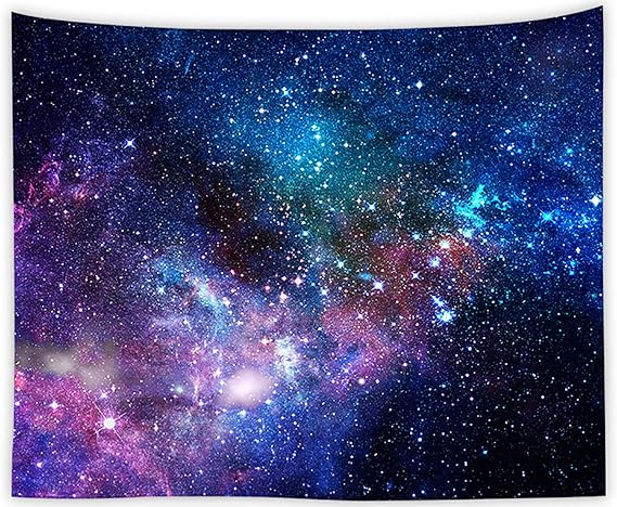 Tapestry Stylish Wall Hanging Tapestry Fabric Poster Wall Decor Stylish Home Living Room Bedroom Room Decor Starry Sky, 59.1 x 39.4 inches 150 x 100 cm
