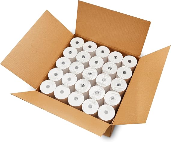 (1000 Rolls - 20 Cases) 3 1/8 x 230 (53 GSM Paper Thickness) BPA Free Premium A Grade POS Thermal Receipt Printer Paper