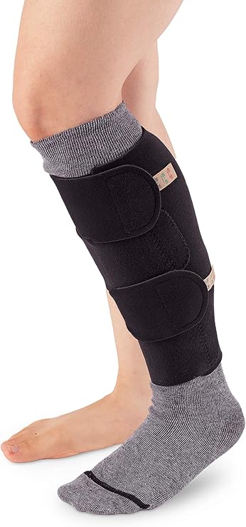 COMPREFLEX 30-40 mmHg Below Knee (NO Boot) Low Stretch Black, by BiaCare (Large/Tall, Black)