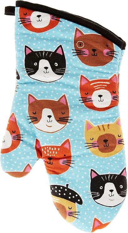 Kay Dee Designs Crazy Cat Oven Mitt, 13", Various