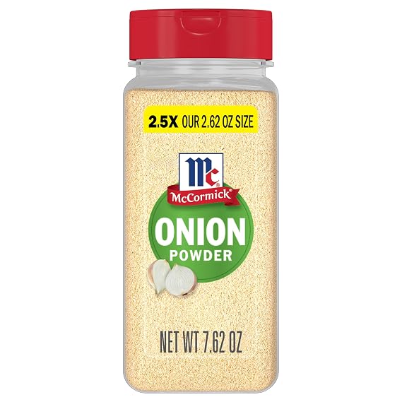 McCormick Onion Powder, Non GMO, Made with Fresh, Whole, Onions, For Bringing Consistent Onion Flavor to Meals & Recipes, 7.62 oz