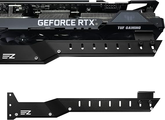 EZDIY-FAB 309EZ GPU Holder Brace,Graphics Card Support Bracket-Black