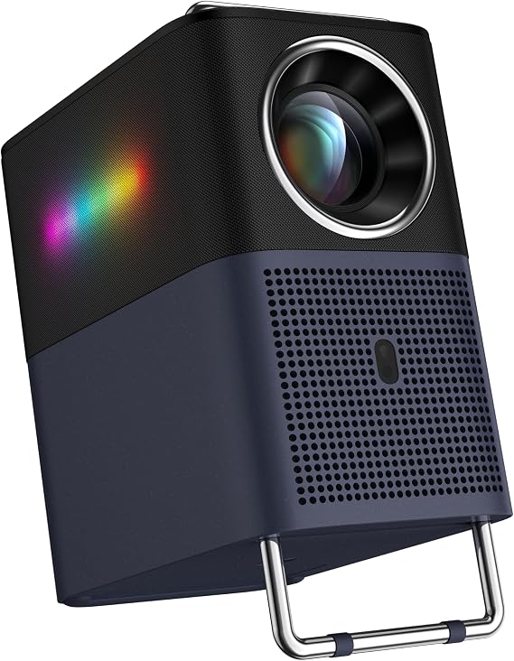 TCL A1 GTV Projector with Official Netflix Licensed, 1080P Portable Outdoor Movie Projector, 360 ISO Lumens, 4K Supported Bluetooth WiFi Projector, 120" Screen, Auto Focus, Dolby Digital, 16W Speaker