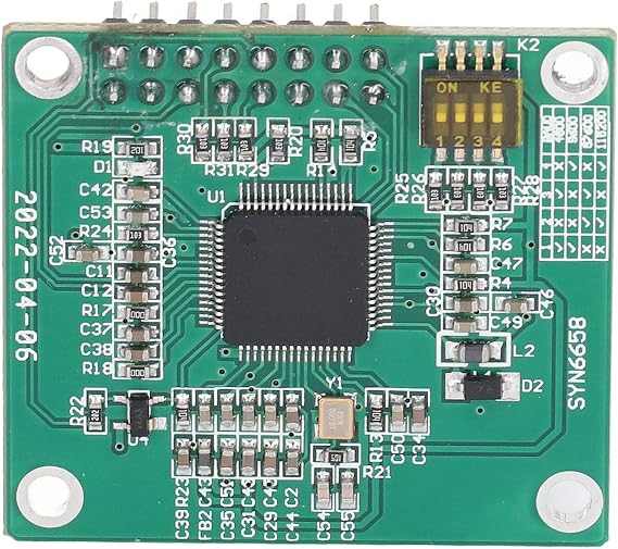 Voice Recognition Module, TTS Voice Module 2 Communication Modes SYN6988 Maximum 4K Bytes for HighEnd Industrial Applications