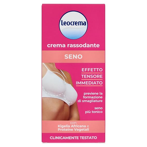 'Leocrema Seno Up Crema Rassodante Con Kigelia e Proteine 125 ml, Breast Firming Cream 4.2 Fl Oz, Made in Italy [italian import]