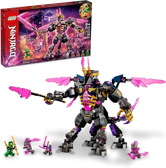 LEGO NINJAGO The Crystal King Set, 71772 Battle Toy for Kids with Posable Centaur Action Figure and Lloyd Minifigure