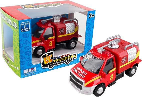 Daron Lil Truckers Airport FIRE Truck,Red