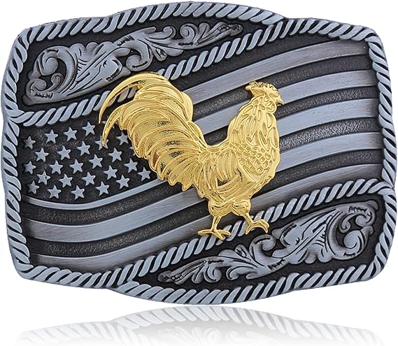 Turquoise Belt Buckle for Men Western Texas Longhorn Bull Rodeo Belt Buckle American Cowboy Chic Gift