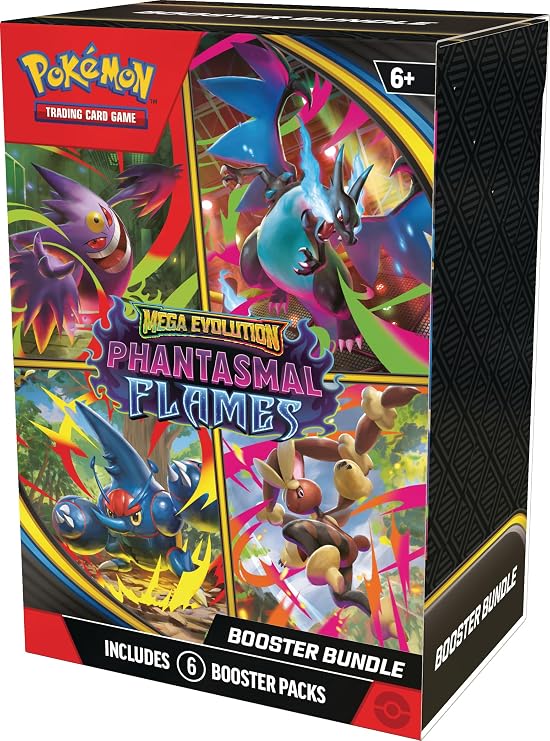 Pokémon TCG Mega Evolutions 2 Phantasmal Flames Booster Bundle
