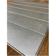 UKAB DEKOR 70x35 cm Kendinden Yapışkanlı Gri Lambri Esnek Köpük Dekoratif Duvar Paneli (1 Adet – 0,245 m²) Gri 70 x 35