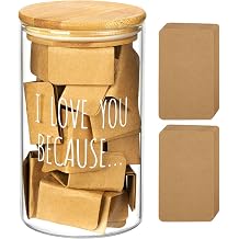 AW BRIDAL Storage Jars, Storage Jars with Labels Canning Jars