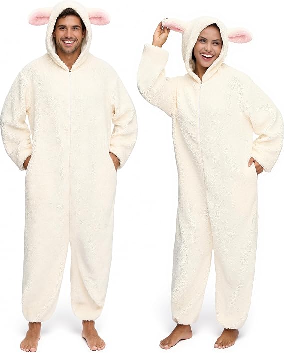 Spooktacular Creations Halloween Dalmatian Dragon Cow Costume, Animal Costume Hooded Jumpsuit for Halloween Cosplay Party
