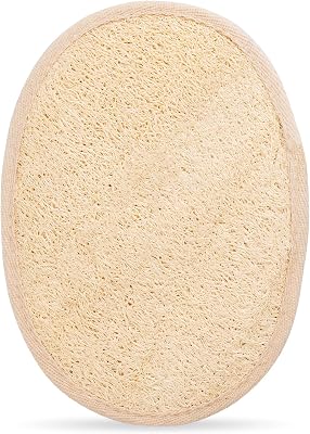 Eco Bath London Natural Loofah Pad - Exfoliating Loofah Sponge for Women and Men, 100% Natural Loofah Body Scrubber, Eco-Friendly and Biodegradable Luffa Sponge