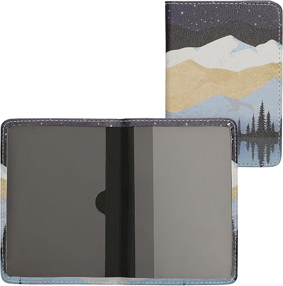 kwmobile Registration and Insurance Holder Car Document Holder for Vehicle Documents and Cards PU Leather with Design