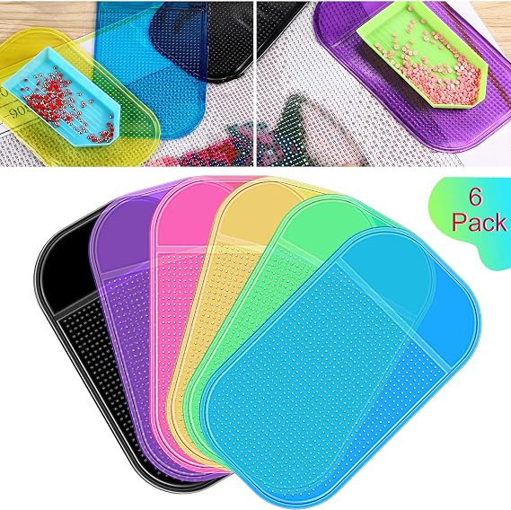 Blulu 6 Pcs Diamond Art Painting Accessories and Tool, Colorful Color Style