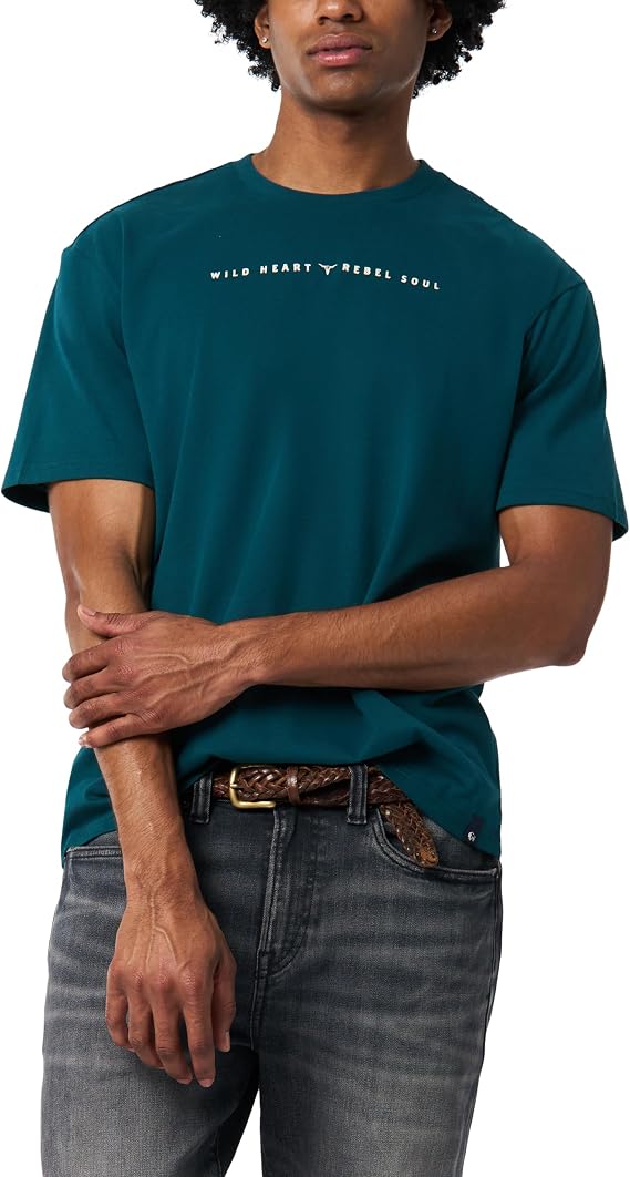 Buffalo David Bitton Men's Short Sleeve Logo Tee