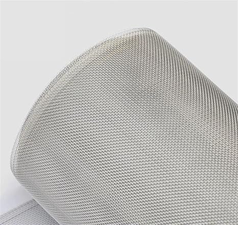 24 Mesh Stainless Steel Filtration Grid, Waterproofing Fine Mesh Wire Cloth, for Screening Solids Ultra Fine Wire Mesh 2pcs(12 * 12 inch)
