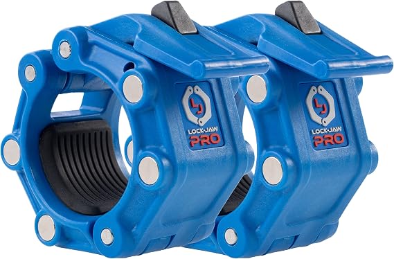 Lock-Jaw PRO 2 Magnetic Barbell Collars/Clamps, 2"/50mm Olympic Bars