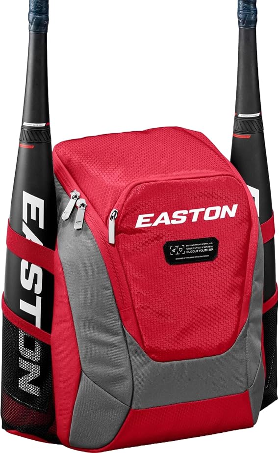 Easton Dugout Youth Backpack Equipment Bag | Baseball & Softball | Multiple Colors