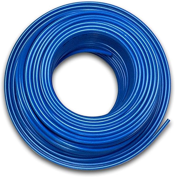 Food Grade 1/4 Inch Plastic Tubing for RO Water Filter System, Aquariums, Refrigerators, ECT; BPA free; Made from FDA compliant materials and meets NSF Standards and Regulations (10 Feet, Blue)