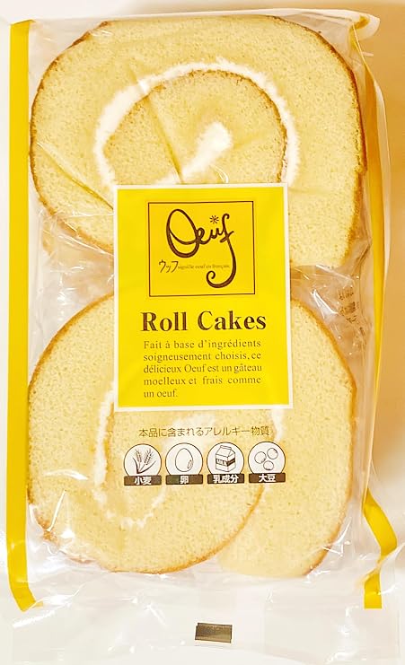 Roll Cakes,Baked Roll Cakes,Japanese Style Swiss Roll,240g