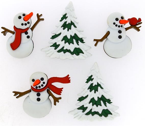 Dress It Up 9072 Buttons Let It Snow