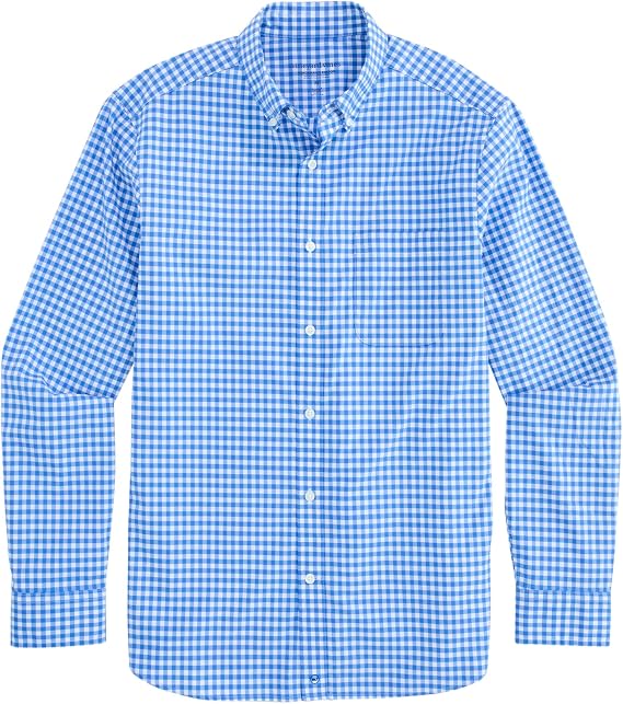 vineyard vines Skysail Gingham Performance Cotton Shirt